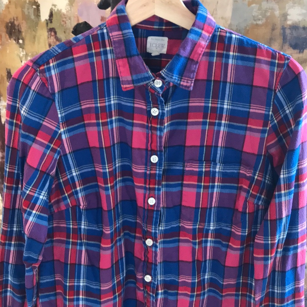 J. Crew Plaid Flannel
